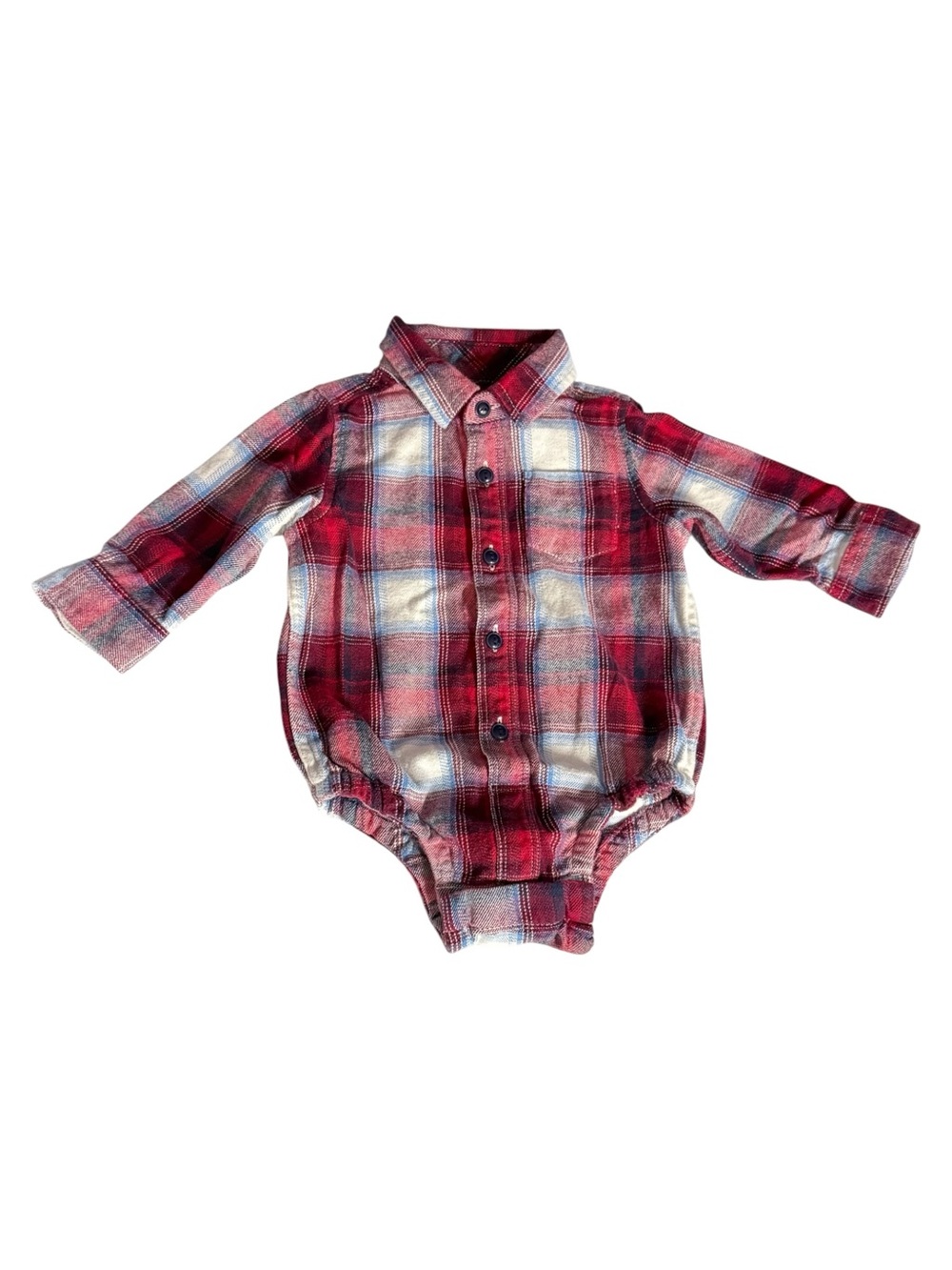 GAP X PENDLETON Plaid Flannel Baby Onesie